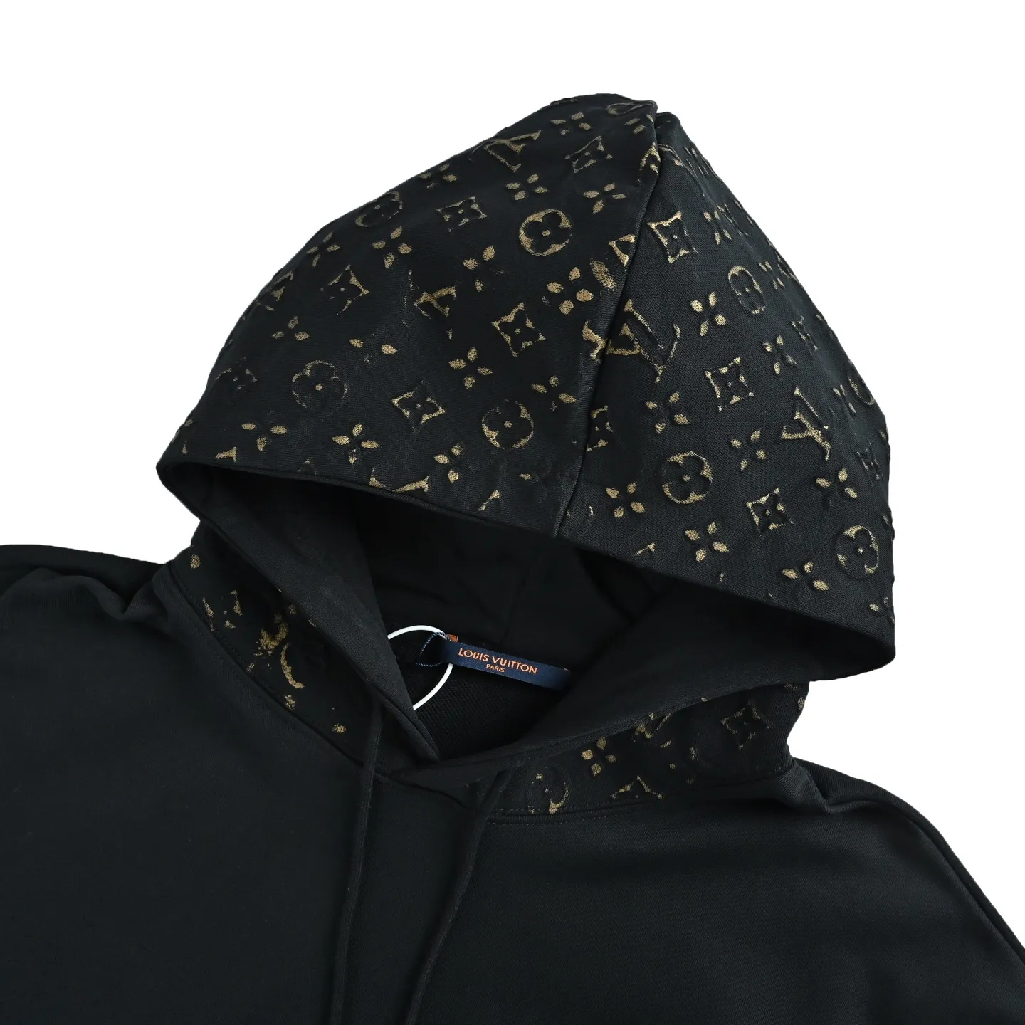 Louis Vuitton/Louis Vuitton presbyopic embossed hooded sweatshirt